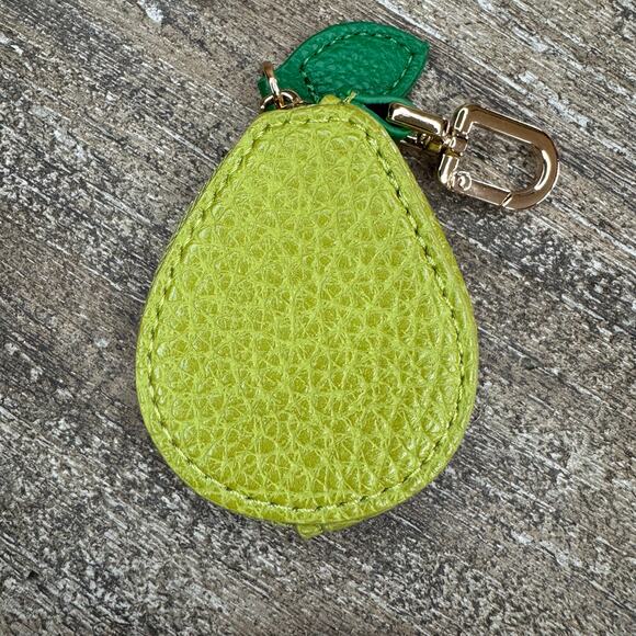 Pear Pouch Purse Charm Fruit Keychain NeW FAST SHIP - Picture 5 of 5